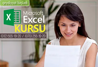Microsoft Excel kursuna qeydiyyat başladı!